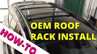 How To Install OEM Ford Escape Roof Rack HOW TO ESCAPE [upl. by Hakvir]