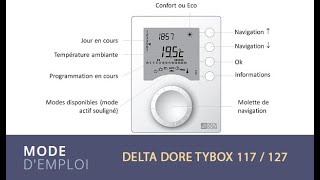 Installation configuration et programmation Delta Dore Tybox 117 et Tybox 127 [upl. by Venator]