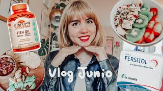 vlog 13 junio 👩🏼 ¡Me teñí rubia  Diarios de SOP Inositol dieta SIN GLUTEN [upl. by Atinreb]