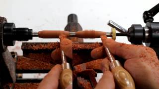 Woodturning for Beginners How to Turn a Pen  Glass Impressions [upl. by Vivien]