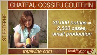 French Wine Chateau Cossieu Countelin St Estephe [upl. by Morie]