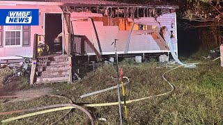 Horry County blaze damages home [upl. by Rozamond513]