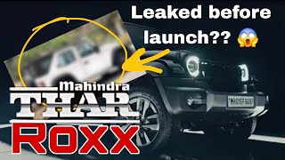 Mahindra Thar Roxx🔥🔥 Revealing from camouflage cover [upl. by Alysoun]