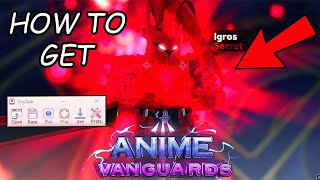 HOW TO EASILY AFK FARM FOR IGRIS IN ANIME VANGUARDS  ROBLOX [upl. by Eidnyl738]