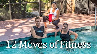 12 Moves of Fitness  Aquafit Holiday Workout [upl. by Ilyah]