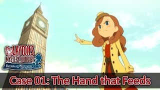 Laytons Mystery Journey 3DS Walkthrough Case 01 The Hand that Feeds HQ No Commentary [upl. by Olly]