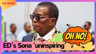 ED’s Sona ‘uninspiring’ [upl. by Iey]