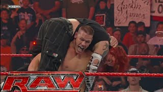 John Cena vs Jeff Hardy 1 Contenders Match RAW Jun 022008 [upl. by Helfant]