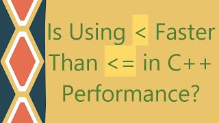 Is Using Faster Than  in C Performance [upl. by Harrow851]