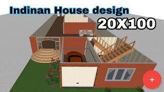 20X100 house design Indian House plan [upl. by Aserehc225]