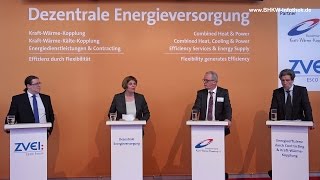 HMI 2015 Diskussion zur Novelle des KWKG und dem Ausbauziel von 25 Prozent KWKStrom [upl. by Llertnom622]