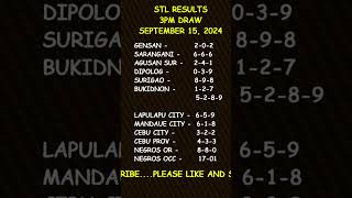 STL Result Today 300 pm draw September 15 2024 shorts [upl. by Ardnek]