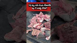 70 ಕೆಜಿ ಯ ಮೀನು ರೇಟ್ ಎಷ್ಟು ನೋಡಿ Mangalore fish market [upl. by Otsenre]