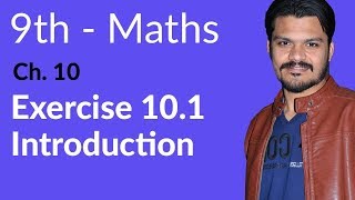 9th Class math Ch 10 Introduction Exercise 101 Matric Part 1 Math [upl. by Showker]