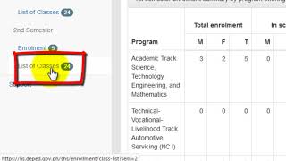 SHS 2nd Sem Enrollment Procedures SY 20172018 [upl. by Ahsoem]