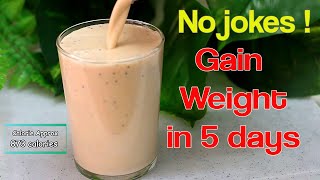 HOW TO GAIN WEIGHT FAST FOR SKINNY GIRLS and GUYS  gain weight in just 5 days  healthy weight gain [upl. by Finn]