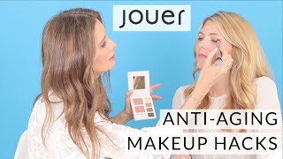 Beauty Over 40  Jouer Cosmetics AntiAging Makeup Hacks  Filmed at ipsy Open Studios [upl. by Tarrance887]