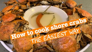 How to cook shore crabs talangka  Easiest Way  Chili vinegar [upl. by Frankhouse412]