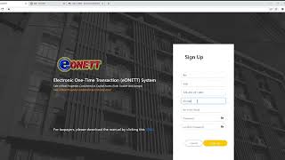 How to create Taxpayer Account on BIR eONETT System [upl. by Wellington342]