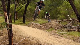 Lysterfield MTB  State Mountain Bike Course Descent [upl. by Ailimaj]