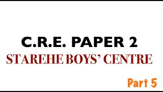 cre paper 2  cre paper 2 topical questions  cre paper 2 sample  cre paper 2 questions and answers [upl. by Linden]