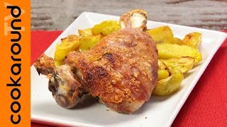 Maialino arrosto con patate  Ricette secondi piatti [upl. by Nayve]