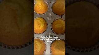 Cornbread muffinsamp slow living cornbread countryliving food baking asmr homesteading peace [upl. by Aicenav]