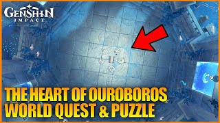 The Heart Of Ouroboros Serpents Heart Puzzle Part 2  Genshin Impact 24 [upl. by Silvestro]