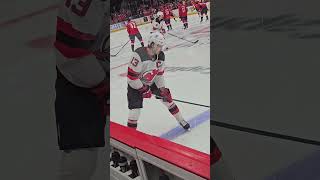 nico hischier pre game skate [upl. by Alraep]