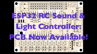 Arduino ESP32 RC Sound amp Light Controller PBC Automatic Transmission Improved Tatra 813 [upl. by Ynalem]