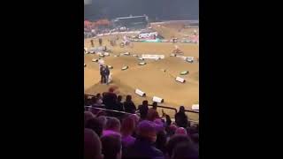 ROMAIN FEBVRE CRASH SUPERCROSS DE PARIS [upl. by Tloh]