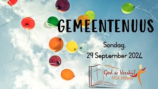 Gemeentediens vir 29 September 2024  Stilbaai NG Gemeente [upl. by Durkin]