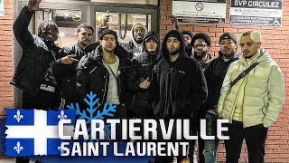 GabMorrison  Au Quartier avec Nawfal à Montréal CartiervilleSaint Laurent [upl. by Anaoy]