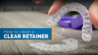 How to Clean a Clear Retainer amp Other Retainer Instructions [upl. by Efal616]