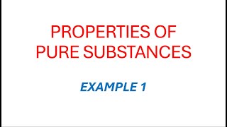 202 Properties of Pure Substances [upl. by Odericus]