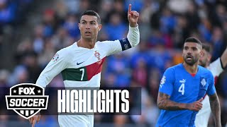 Iceland vs Portugal Highlights  Euro Qualifiers [upl. by Aixela]