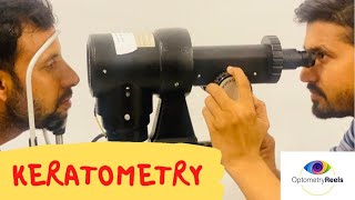 Keratometer  Keratometry  What K1 K2  Parts  Optometry solution [upl. by Yanahc]