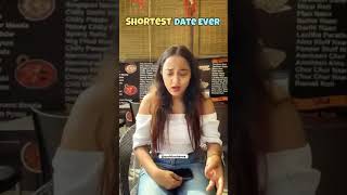 Shortest date ever🥲  YASHIKA SHARMA [upl. by Yelnikcm]