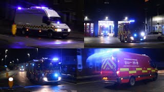 Cosham Full house  EPU and DIM  Hampshire amp Isle Of Wight FRS [upl. by Acissj]