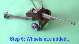 TAMIYA 135 British Army 6 Pounder AntiTank Gun  A Building Review [upl. by Ahsitak]