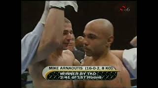 Mike ARNAOUTIS 🇬🇷 vs 🇺🇸 Marc THOMPSON 27012006 NABO Sp Ligero 📺 Onda 6 🇪🇸 [upl. by Adieno]