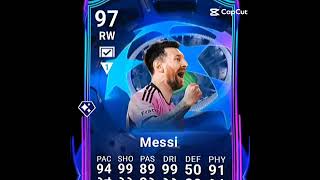 Messi vs ronaldo card 💀💀 footballedits [upl. by Nylzor]