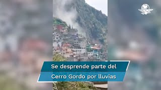 Ecatepec registran deslave del Cerro Gordo por lluvias siguen las inundaciones [upl. by Adna349]