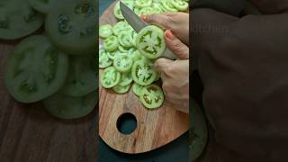 Green tomatoes are unripe tomatoes Southern cuisine green tomatoes add a tangy flavor [upl. by Hcirdla]