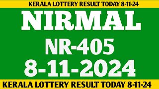 kerala nirmal nr405 lottery result today 81024 lottery [upl. by Acimak]