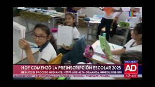 Hoy comenzó la preinscripción escolar 2025 [upl. by Sone]