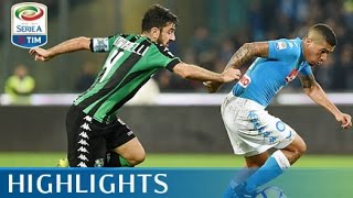 Napoli  Sassuolo  11  Highlights  Giornata 14  Serie A TIM 201617 [upl. by Ihp]