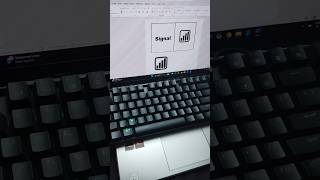 Signal symbol in ms word  learning computer word asmr symbols [upl. by Almap449]