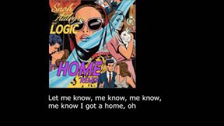 Snoh Aalegra Home Remix ft Logic Lyrics [upl. by Yelah596]