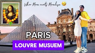 PARIS LOUVRE MUSEUM 🇫🇷  DAY 2🥳 [upl. by Dwan]